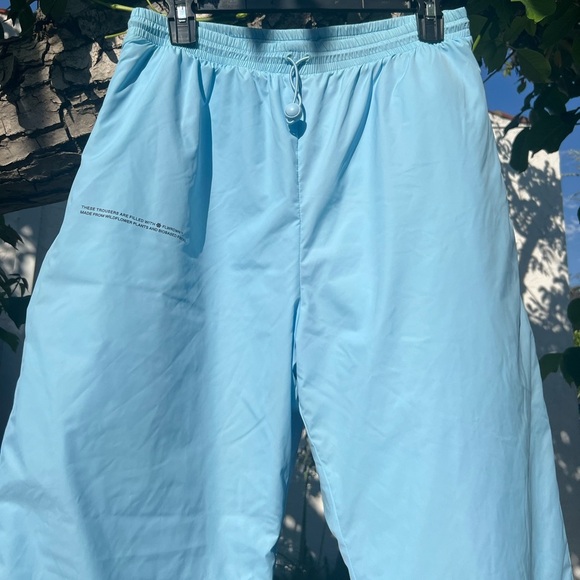 PANGAIA FLWRDWN™ Track Pants Light Blue | Medium | Insulated Thermal Sweatpants - Picture 7 of 15